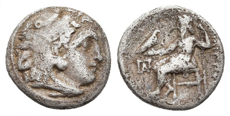 KINGS OF MACEDON. Philip III Arrhidaios (323-317 BC). Drachm. Kolophon.
Obv: He...