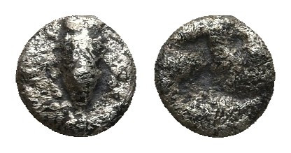 IONIA. Ephesos. Obol (Circa 550-500 BC).
Obv: Bee.
Rev: Incuse square punch.
...