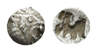 KINGS OF LYDIA. Time of Cyrus to Darios I (Circa 550/39-520 BC). 1/48 Stater. Sa...