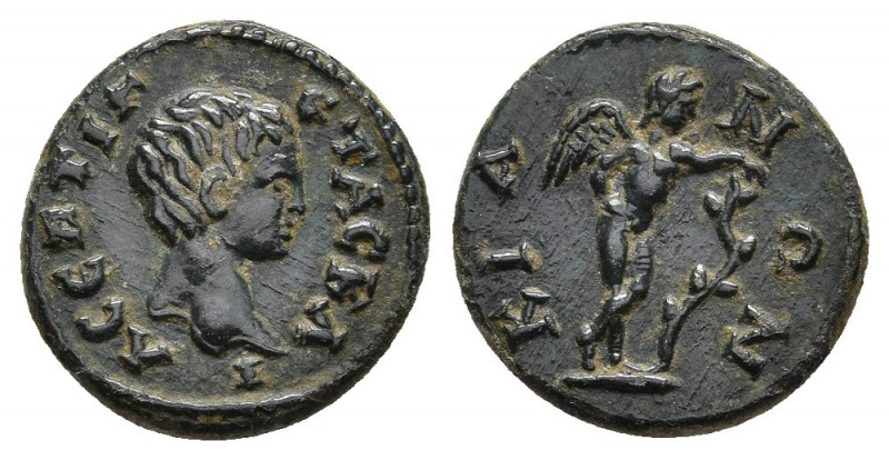 BITHYNIA. Cius. Geta (209-211). Ae.
Obv: Λ CEΠ ΓETAC KAI.
Laureate, draped and...