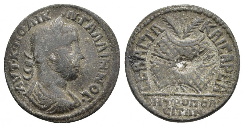 IONIA. Metropolis. Gallienus (253-268). Ae.
Obv: AVT K ΠO ΛIKIN ΓAΛΛIHNOC.
Lau...