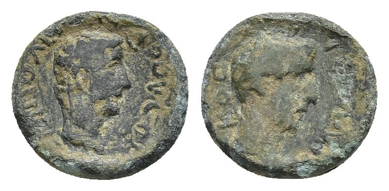 PHRYGIA. Hierapolis. Germanicus. Ae Struck under Tiberius, 14-37.
Obv: ΓΕPMANIK...