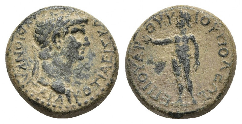 PHRYGIA. Cotiaeum. Claudius (41-54). Ae. Kl. Varos, magistrate.
Obv: KOTIAEIΣ K...