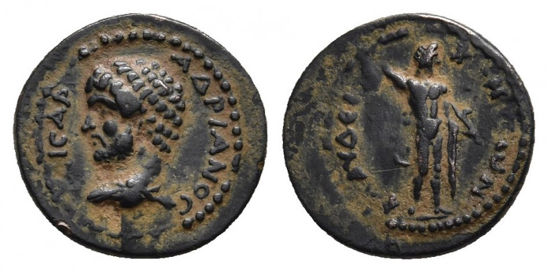 LYCAONIA. Iconium (as Claudiconium). Hadrian (117-138). Ae.
Obv: ΑΔΡΙΑΝΟС ΚΑΙСΑ...