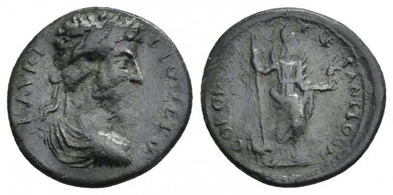 PISIDIA. Antioch. Lucius Verus. 161-169 AD. Ae.
Obv: Laureate and draped bust l...