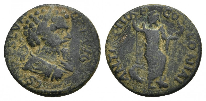 PISIDIA. Antioch. Septimius Severus (193-211). Ae.
Obv: IMP XI L SEΡT SEV PERT ...