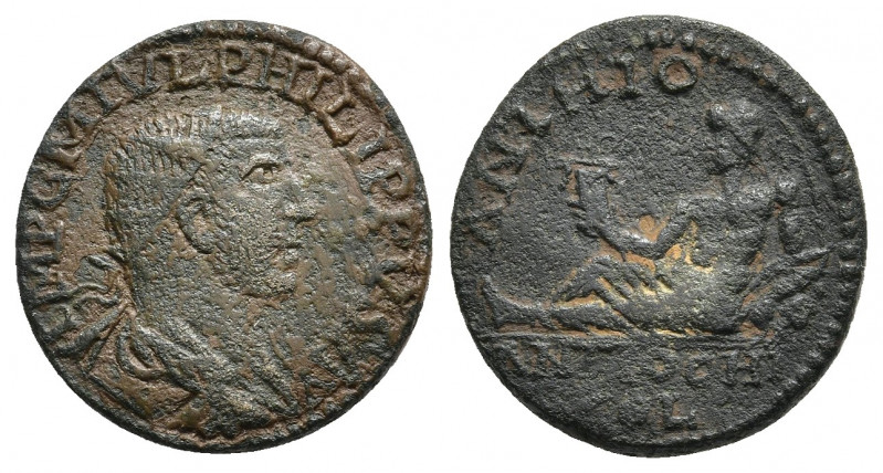 PISIDIA. Antioch. Philip I (AD 244-249). Ae.
Obv: IMP C M IVL PHILIPPVS AV.
Ra...