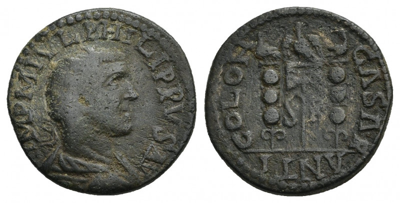 PISIDIA. Antioch. Philip I the Arab (244-249). Ae. Obv: IMP M IVL PHILIPPVS AVG....