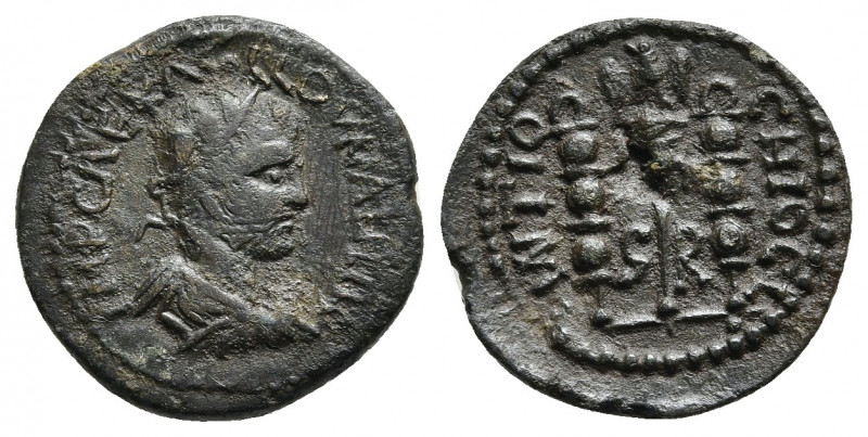 PISIDIA. Antioch. Volusian (251-253). Ae
Obv: IMP CAE RASLLOVNAHI AVC. Radiate,...