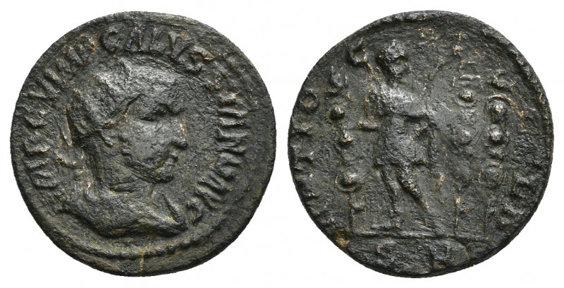 PISIDIA. Antiochia. Volusian. A.D. 251-253. Ae.
Obv: IMP C VIMP GALUSSIANO (sic...