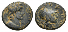 LYCAONIA. Iconium. Antoninus Pius (138-161). Ae.
Obv: ANTONINVS AVG PIVS.
Laureate, draped and cuirassed bust of Antoninus Pius right.
Rev: COL ICO...