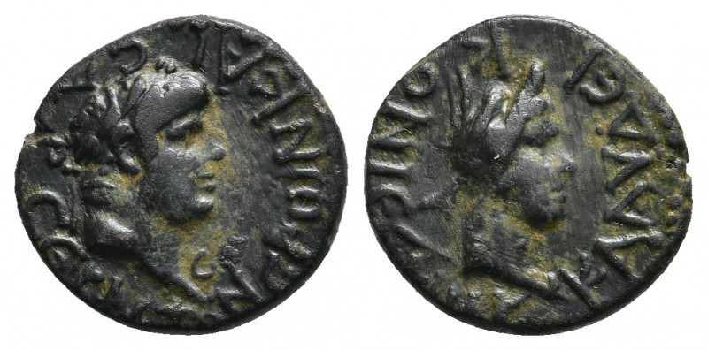 LYCAONIA. Iconium (as Claudiconium). Nero (54-68). Ae.
Obv: ΝЄΡωΝ ΚΑΙCΑΡ CЄΒΑCΤ...