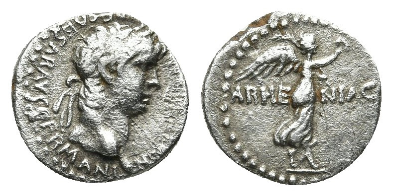 CAPPADOCIA. Caesarea. Nero (54-68). Hemidrachm.
Obv: NERO CLAVD DIVI CLAVD F CA...