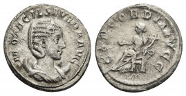 OTACILIA SEVERA (Augusta, 244-249). Antoninianus. Rome.
Obv: M OTACIL SEVERA AVG.
Draped bust right, wearing stephane and set upon crescent.
Rev: C...