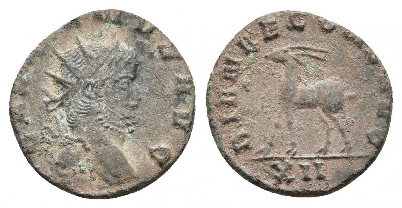 GALLIENUS (253-268). Antoninianus. Rome.
Obv: GALLIENVS AVG.
Radiate head righ...