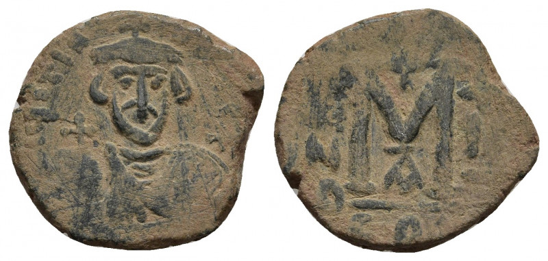 JUSTINIAN II (First reign, 685-695). Follis. Constantinople. Dated RY 2 (686/7)....