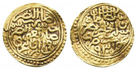 OTTOMAN EMPIRE. Süleyman I Kanunî (AH 926-974 / 1520-1566 AD). GOLD Sultani. Misr (Cairo). Dated AH 930 (AD 1520/1).
Obv: Legend.
Rev: Legend.
Albu...