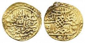 OTTOMAN EMPIRE. Süleyman I (1520-1566). Gold Sultani AH 926.Sidrekipsi.
Obv: Legend.
Rev: Legend.
A-1317.
Condition: Very fine.
Weight: 3.34 g.
...