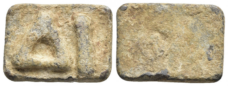 BYZANTINE. Tessera (?) circa 6th-10th centuries.
Condition : Very fine.
Weight...
