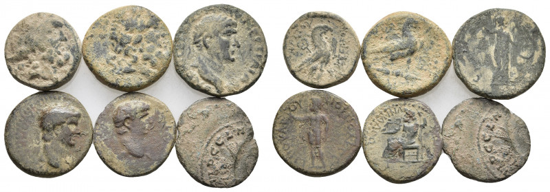 6 Roman Provincial Mixed Coins.

Obv: .
Rev: .

.

Condition: See picture...