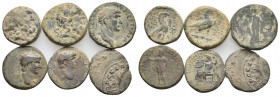 6 Roman Provincial Mixed Coins.

Obv: .
Rev: .

.

Condition: See picture. No return.

Weight: g.
Diameter: mm.