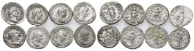 8 Roman denarius Coins.

Obv: .
Rev: .

.

Condition: See picture. No return.

Weight: g.
Diameter: mm.