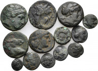 13 Greek Mixed Coins.

Obv: .
Rev: .

.

Condition: See picture. No return.

Weight: g.
Diameter: mm.