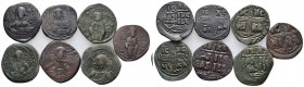 7 Byzantine Coins.

Obv: .
Rev: .

.

Condition: See picture. No return.

Weight: g.
Diameter: mm.