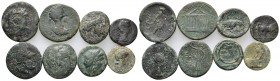 8 Roman provincial and Greek Mixed Coins.

Obv: .
Rev: .

.

Condition: See picture. No return.

Weight: g.
Diameter: mm.