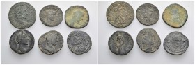 6 Roman Mixed Coins.

Obv: .
Rev: .

.

Condition: See picture. No return.

Weight: g.
Diameter: mm.