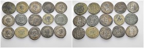 15 Roman Antoninianus Coins.

Obv: .
Rev: .

.

Condition: See picture. No return.

Weight: g.
Diameter: mm.