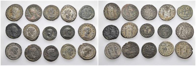 15 Roman Antoninianus Coins.

Obv: .
Rev: .

.

Condition: See picture. N...
