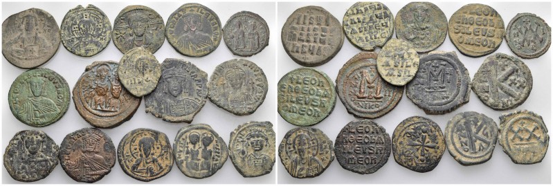 15 Byzantine Coins.

Obv: .
Rev: .

.

Condition: See picture. No return....