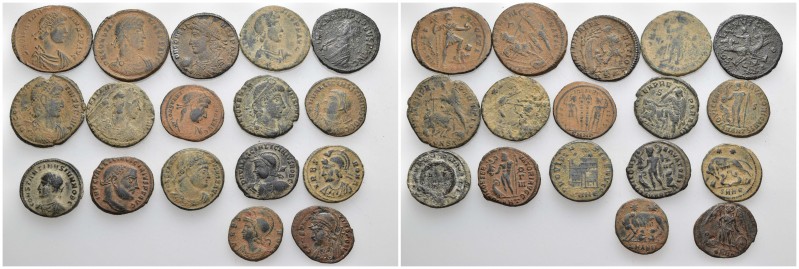 17 Roman Follis Coins.

Obv: .
Rev: .

.

Condition: See picture. No retu...