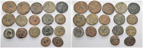 17 Roman Follis Coins.

Obv: .
Rev: .

.

Condition: See picture. No return.

Weight: g.
Diameter: mm.