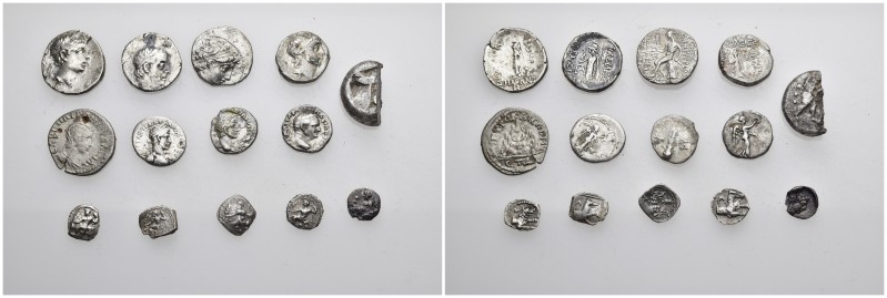 14 Silver Mixed Coins.

Obv: .
Rev: .

.

Condition: See picture. No retu...