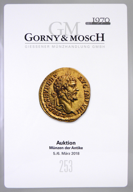 Gorny & Mosch Ancient Coin Catalogues

Giessener Münzhandlung / Gorny & Mosch....