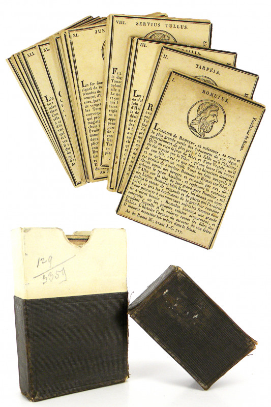 Early 19th-century Roman History Cards

Jouy, Joseph Etienne. JEU DE CARTES HI...