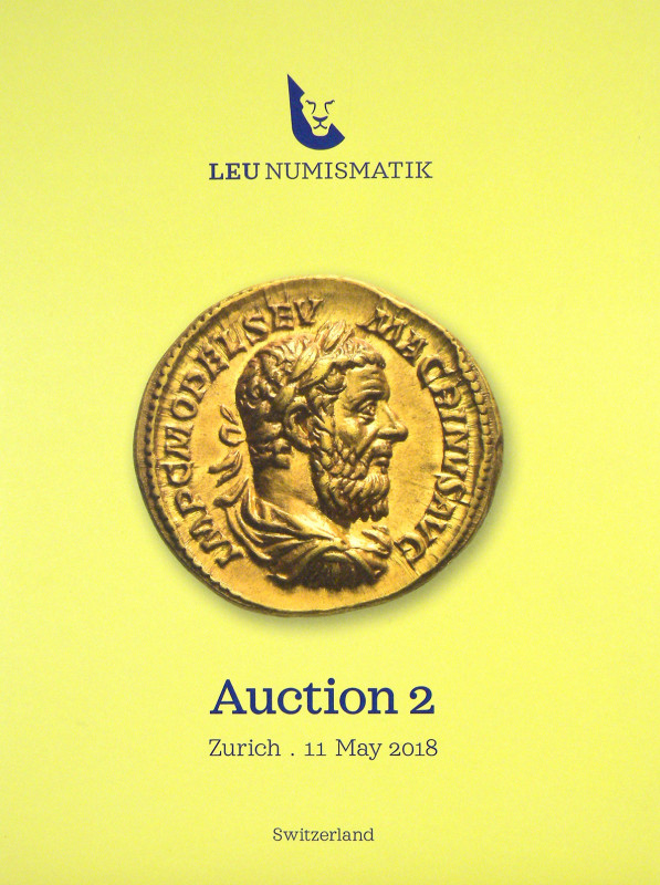 Recent Leu Numismatik Sales

Leu Numismatik. AUCTION CATALOGUES. Zürich, 2018–...