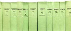 Later Bound Volumes of the Numismatist

American Numismatic Association. THE NUMISMATIST. Twelve complete volumes, being: Volumes 47–48 (1934–1935),...
