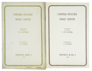 Original Alvord Sale, with Reprint Too

Chapman, S.H. THE SUPERLATIVE COLLECTION OF UNITED STATES HALF CENTS, COMPLETE IN ALL DATES AND VARIETIES OF...