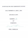 Advance Copies of David Sklow Catalogues

Sklow Fine Numismatic Books, David. LIMITED EDITION ADVANCE COPIES OF NUMISMATIC LITERATURE SALES. Present...
