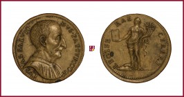 Padua, Luca Salvioni († 1536), STRUCK orichalcum medal, before 1536, 35.27 gr., 39 mm; opus: G. de Cavino, Luca Salvioni, jurist and antiquary in Padu...