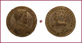 Tuscany, Cosimo I de Medici (1519-1574), gilded CONTEMPORARY CAST bronze medal,1537, 24,05 g Cu/Ae, 34 mm, opus: D. di Polo de Vetri, bust left/Capric...