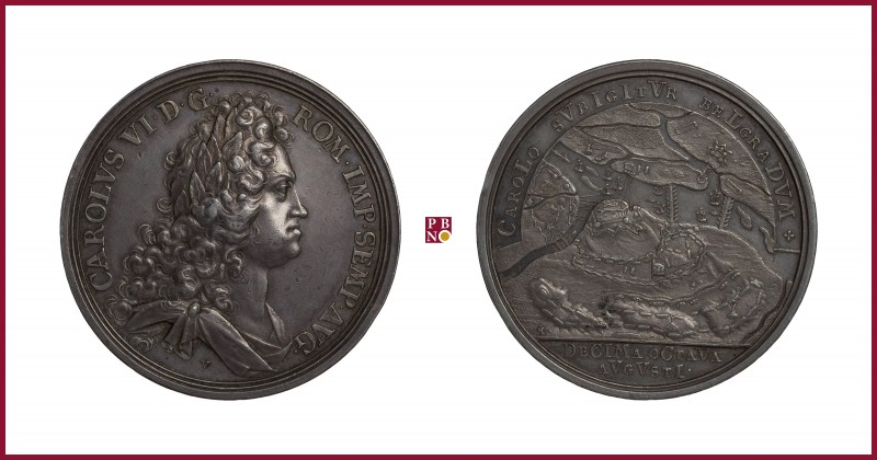 Austria, Karl VI (1711-1740), silver medal, (1717), 29.31 g Ag, 44 mm, opus: G. ...