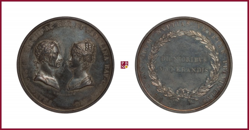 Austria, Franz II/I (1792-1806/35), silver medal, (1816), 39,56 g Ag, 48 mm, opu...