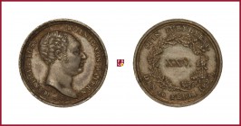 Germany, Bavaria, Maximilian I Joseph (1806-1825), medaillette, 25 Anniversary of reign, opus: J. J. Neuss, 1,68 g Ag, 15 mm, Witt. 2523; Wurzbach -/-...