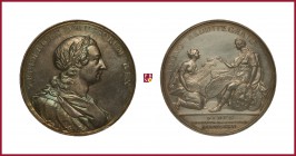 Germany, Prussia, Friedrich II. der Grosse (Frederic II The Great) (1740-1786), silver medal, 1772, 54,97 g Ag, 54 mm, opus: J. Abraham, Homage to Mar...