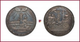 Germany, Saxony, Johan Georg I (1611-1656,), silver medal, (1629), 82,51 g Ag, 72 mm, opus: S. Dadler, Congress of Theologians in Leipzig 1629, Protec...