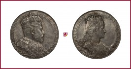 Great Britain, Edward VII (1901-1910), silver Coronation medal, 1902, opus: G. W. De Saulles, 12,75 g Ag, 31 mm, Brown 3737
Uncirculated (Fdc)